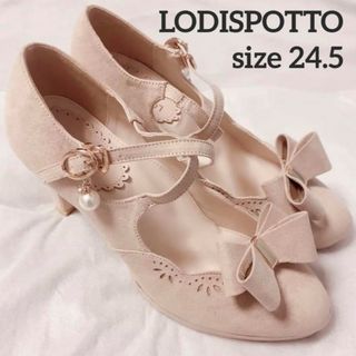 ロディスポット(LODISPOTTO)の【LODISPOTTO】 クロスストラップリボンパンプス(ハイヒール/パンプス)