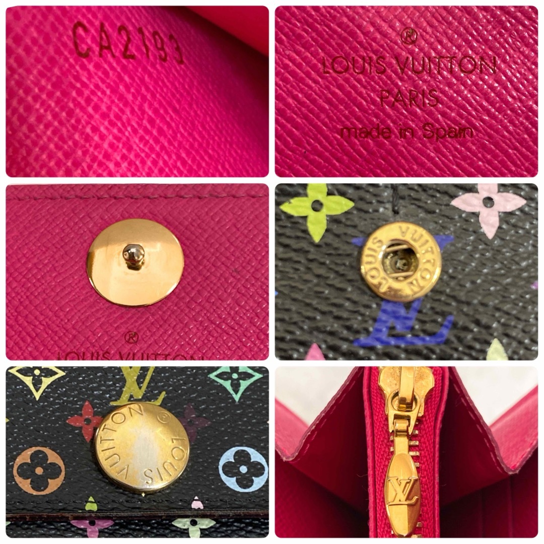 LOUIS VUITTON(ルイヴィトン)のルイヴィトン　ポルトフォイユ　サラ　M93747  マルチカラー　廃盤　長財布 レディースのファッション小物(財布)の商品写真