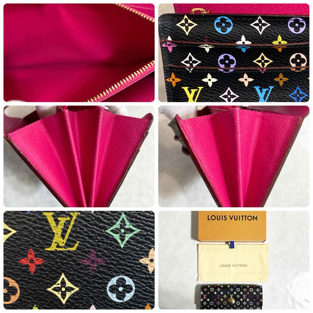 LOUIS VUITTON(ルイヴィトン)のルイヴィトン　ポルトフォイユ　サラ　M93747  マルチカラー　廃盤　長財布 レディースのファッション小物(財布)の商品写真