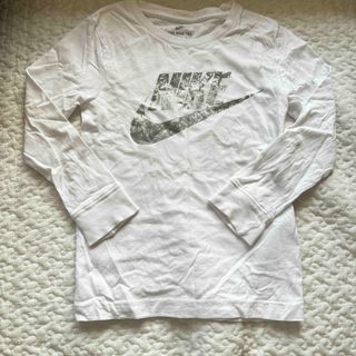 ナイキ(NIKE)のNIKE ナイキ　ロンT 白　ロゴ(Tシャツ/カットソー)