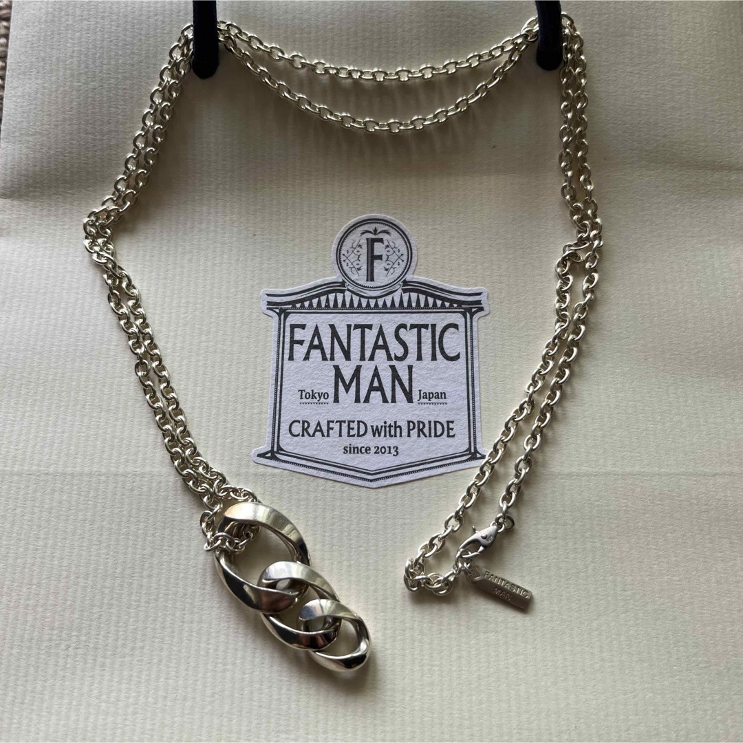 FANTASTIC MAN(ファンタスティックマン)のFANTASTIC MAN NECKLACE TOP 968 CHAIN 70 メンズのアクセサリー(ネックレス)の商品写真