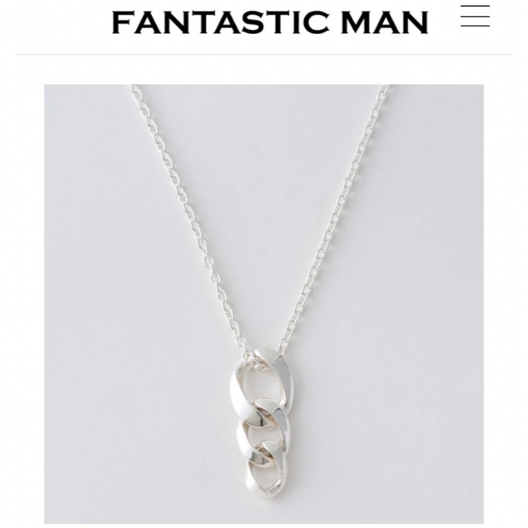 FANTASTIC MAN(ファンタスティックマン)のFANTASTIC MAN NECKLACE TOP 968 CHAIN 70 メンズのアクセサリー(ネックレス)の商品写真