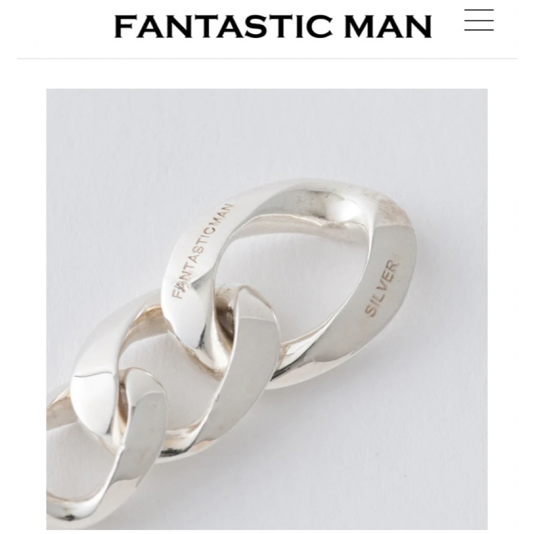 FANTASTIC MAN(ファンタスティックマン)のFANTASTIC MAN NECKLACE TOP 968 CHAIN 70 メンズのアクセサリー(ネックレス)の商品写真