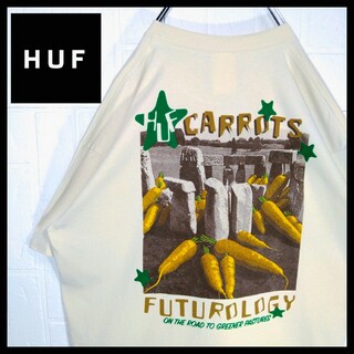 《HUF × CARROTS》グラフィティ　バックプリント　ロゴ　Tシャツ