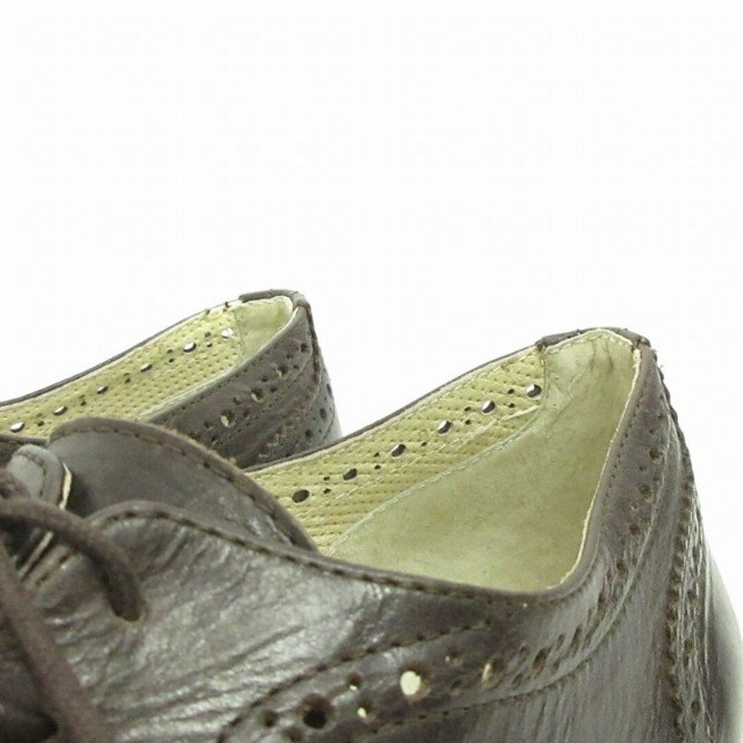ステファノガンバ ブローグシューズ レースアップ 茶 40 27㎝位 ■SM1 メンズの靴/シューズ(その他)の商品写真