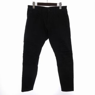 ジースター(G-STAR RAW)のジースターロウ パンツ ロング テーパード コットン  黒 W30 ■SM1(スラックス)