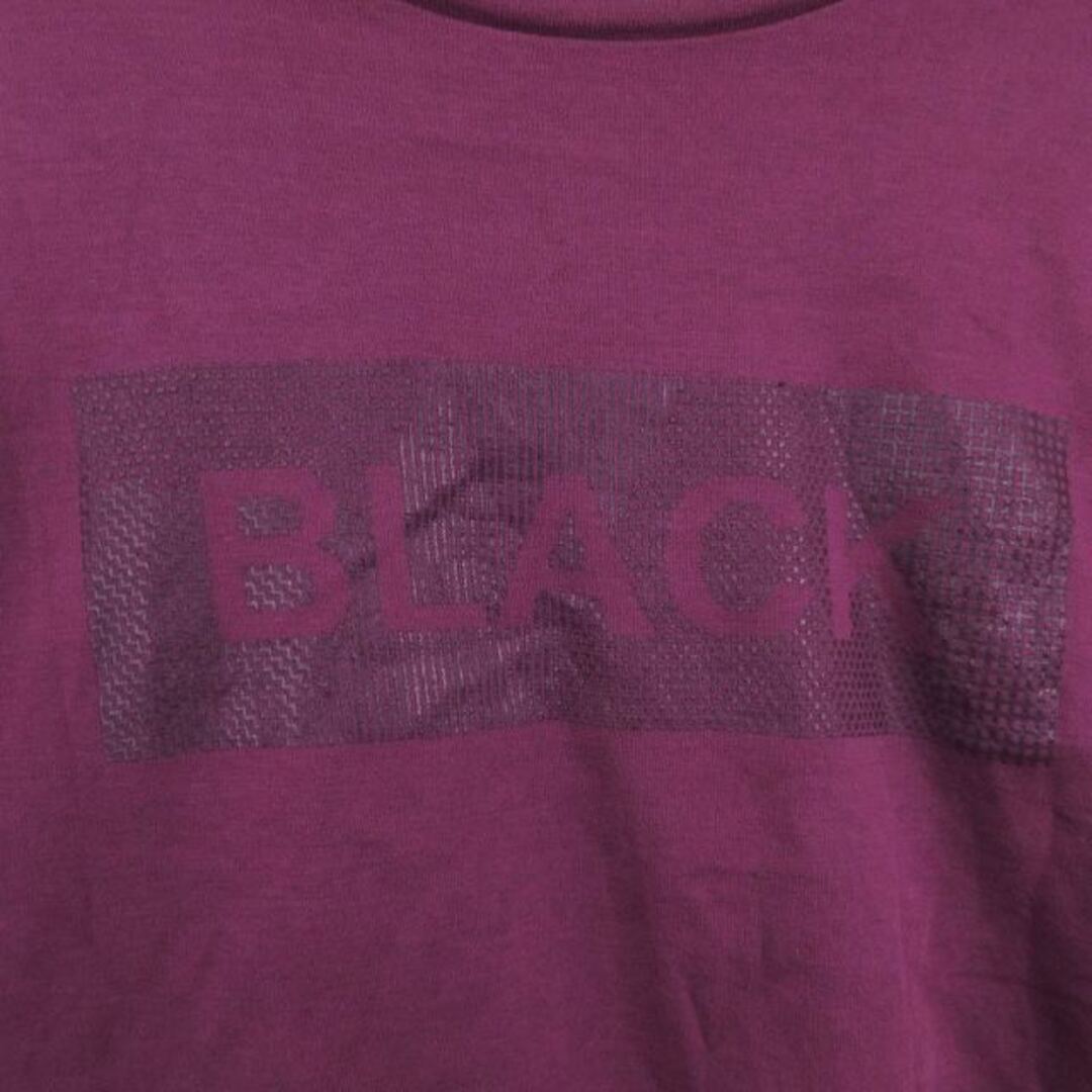 BLACK LABEL CRESTBRIDGE(ブラックレーベルクレストブリッジ)のブラックレーベルクレストブリッジ Tシャツ 長袖 ロゴ チェック 紫 M メンズのトップス(Tシャツ/カットソー(七分/長袖))の商品写真