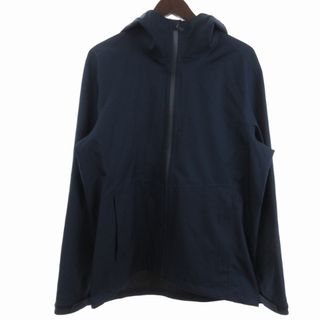 ユニクロ(UNIQLO)のユニクロ UNIQLO ジャケット 長袖 ジップアップ フード 紺 L ■SM1(ブルゾン)