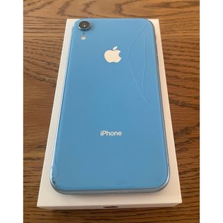 アイフォーン(iPhone)のiPhoneXR 64GB ブルー SIMフリー 中古　白ロム(スマートフォン本体)