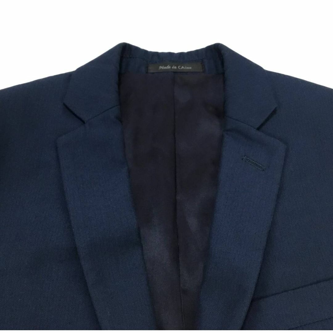 Calvin Klein(カルバンクライン)のカルバンクライン ナローラペル シングルスーツ ネイビー 38S メンズのスーツ(セットアップ)の商品写真