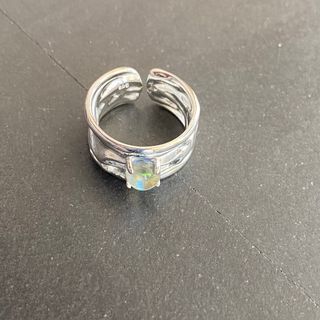 silver clear bijou ring silver925(リング(指輪))