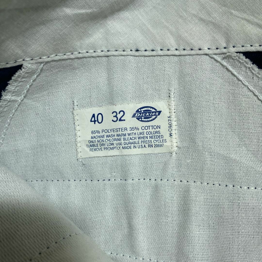 Dickies(ディッキーズ)のネイビー ディッキーズ メンズ ワークパンツ 40 2XL USA製 90s メンズのパンツ(ワークパンツ/カーゴパンツ)の商品写真