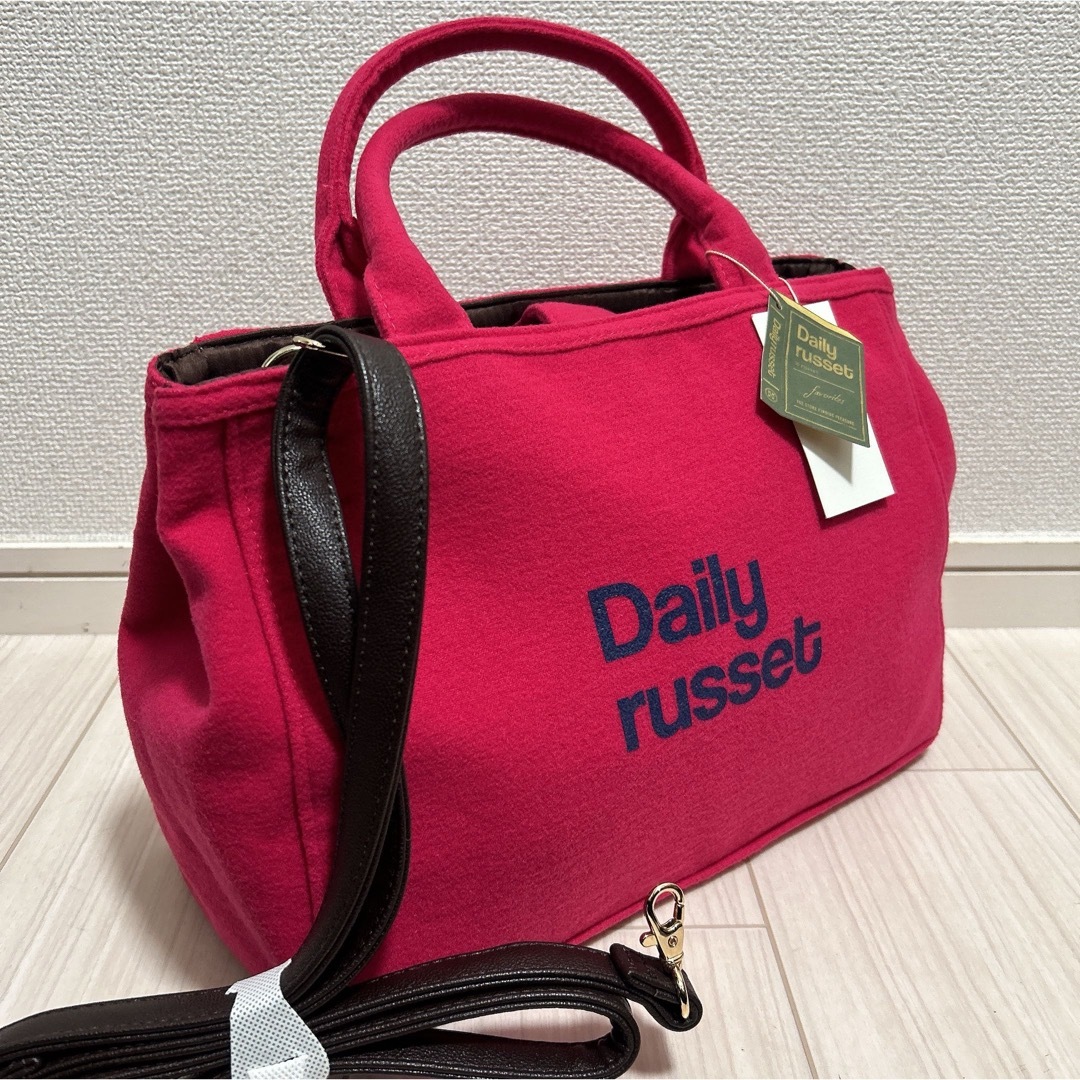 Daily russet(デイリーラシット)の新品 Daily russet ショルダーバッグ トートバッグ ハンドバッグ レディースのバッグ(ショルダーバッグ)の商品写真