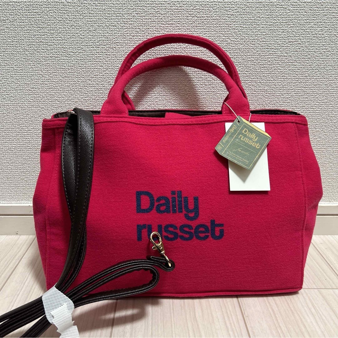 Daily russet(デイリーラシット)の新品 Daily russet ショルダーバッグ トートバッグ ハンドバッグ レディースのバッグ(ショルダーバッグ)の商品写真