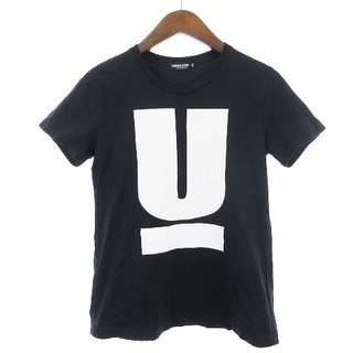アンダーカバー(UNDERCOVER)のアンダーカバー Tシャツ カットソー 半袖 丸首 ロゴ 黒 XS ■SM1(Tシャツ/カットソー(半袖/袖なし))