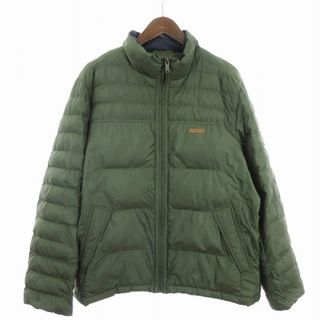 クロコダイル(Crocodile)のクロコダイル 中綿ジャケット 長袖 ジップアップ 緑系 カーキ L ■SM1(ブルゾン)