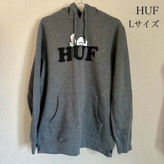 HUF❤︎スヌーピーパーカー L