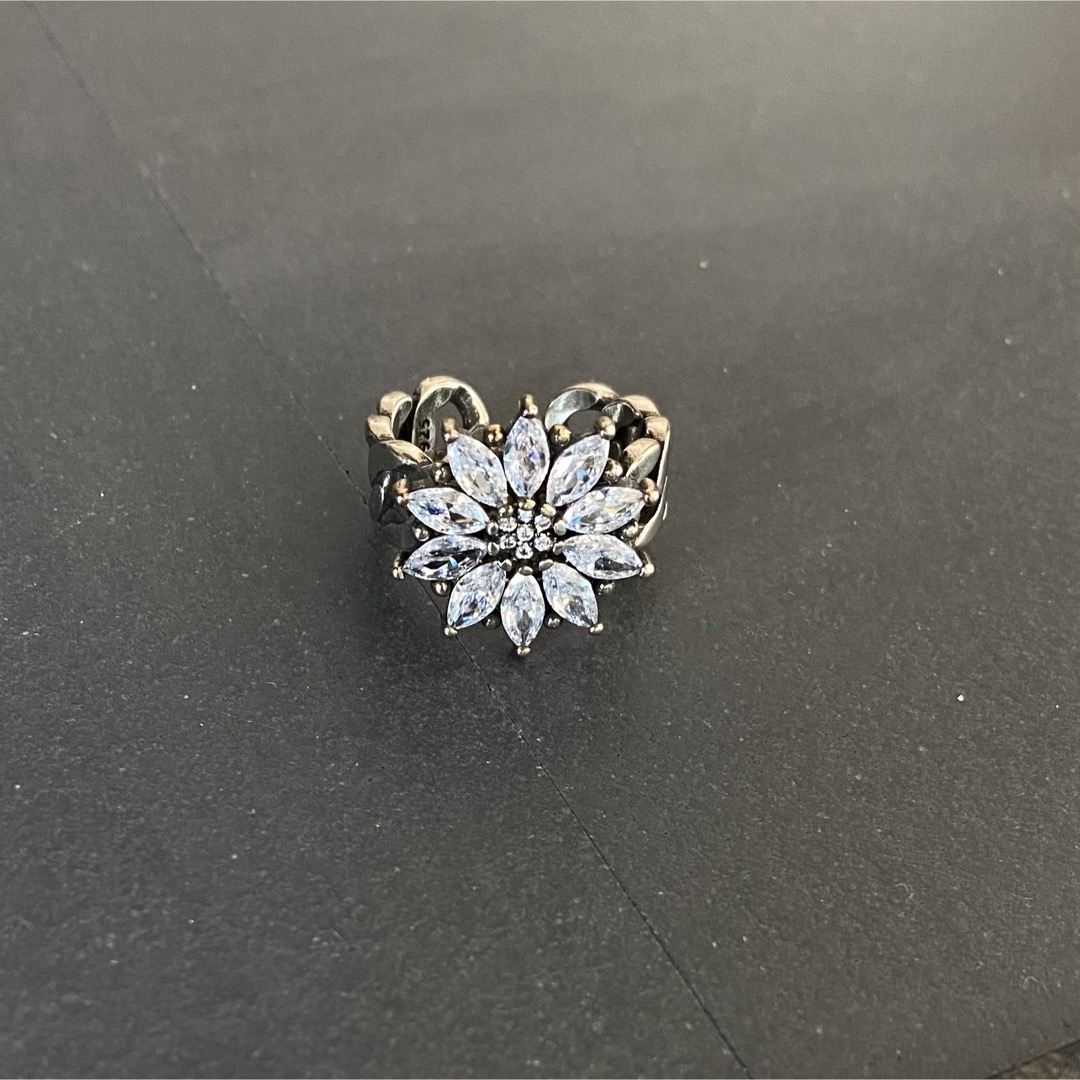 Flower bijou ring silver925coating レディースのアクセサリー(リング(指輪))の商品写真