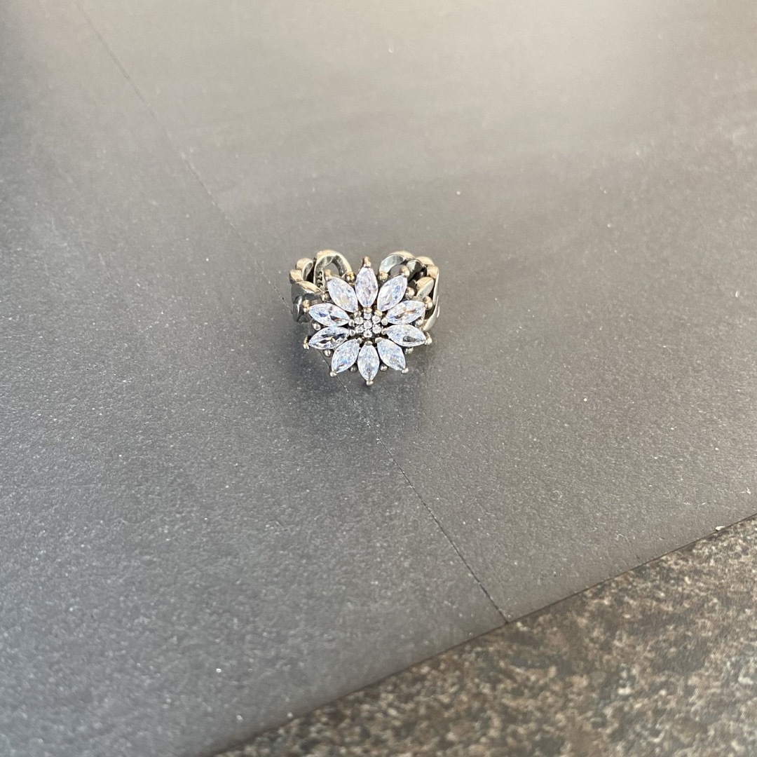 Flower bijou ring silver925coating レディースのアクセサリー(リング(指輪))の商品写真