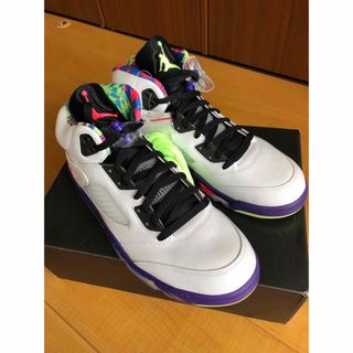 新品未使用　AIR JORDAN 5 レトロ　ホワイトゴーストグリーン