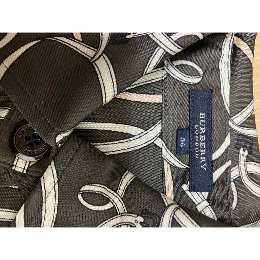 BURBERRY(バーバリー)の新品　バーバリー　ロンドン　ワンピース　シルク　柄 レディースのワンピース(ひざ丈ワンピース)の商品写真