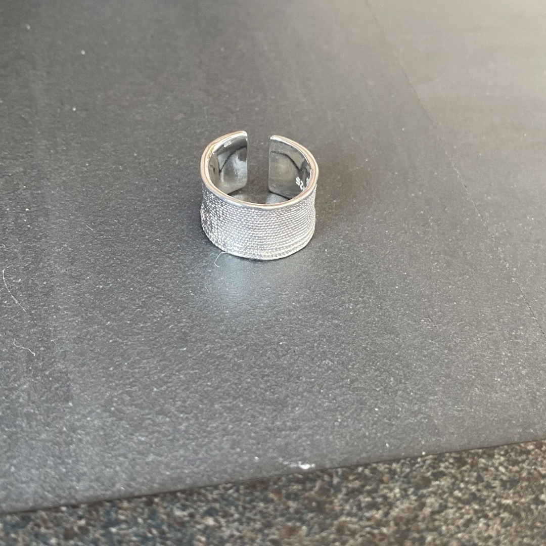 silver thick ring silver925coating レディースのアクセサリー(リング(指輪))の商品写真