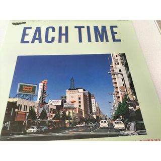 大瀧詠一　EACH TIME　LPレコード（歌詞カード付）(ポップス/ロック(邦楽))