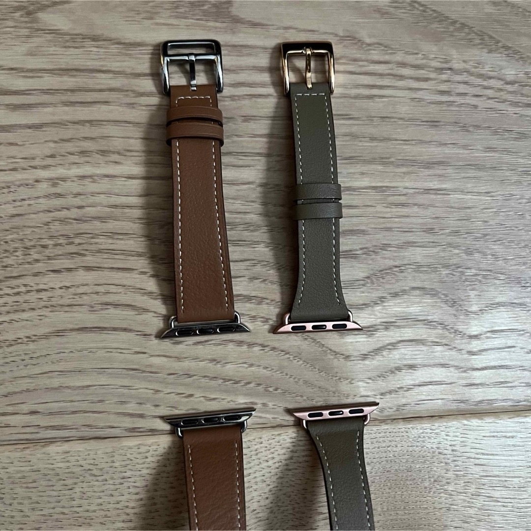 Apple Watch(アップルウォッチ)のApple Watch バンド　二重巻き　2本セット【送料込】 スマホ/家電/カメラのスマホ/家電/カメラ その他(その他)の商品写真