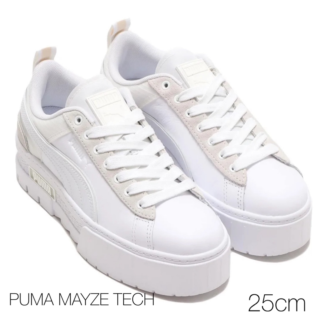 PUMA(プーマ)のプーマ PUMA MAYZE TECH WNS （WHITE）　25cm レディースの靴/シューズ(スニーカー)の商品写真