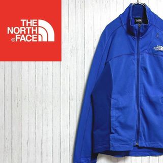 ザノースフェイス(THE NORTH FACE)のノースフェイス　インナージャケット　刺繍ロゴ　ブルー　アウトドア　古着女子　 M(その他)