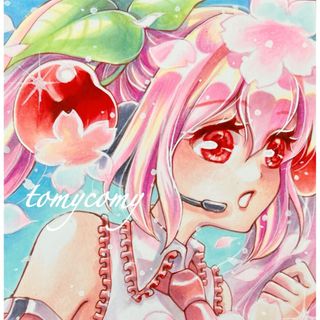 手描きイラスト ★桜ミク★