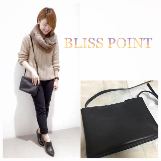 BLISS POINT(ブリスポイント)のBLISS POINT🖤ショルダーバッグ レディースのバッグ(ショルダーバッグ)の商品写真