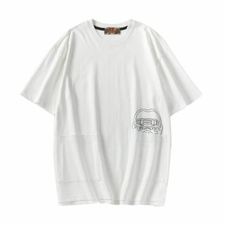 [ない] tシャツメンズ 半袖 夏服 大きいサイズ 無地 トップス カジュアル (その他)