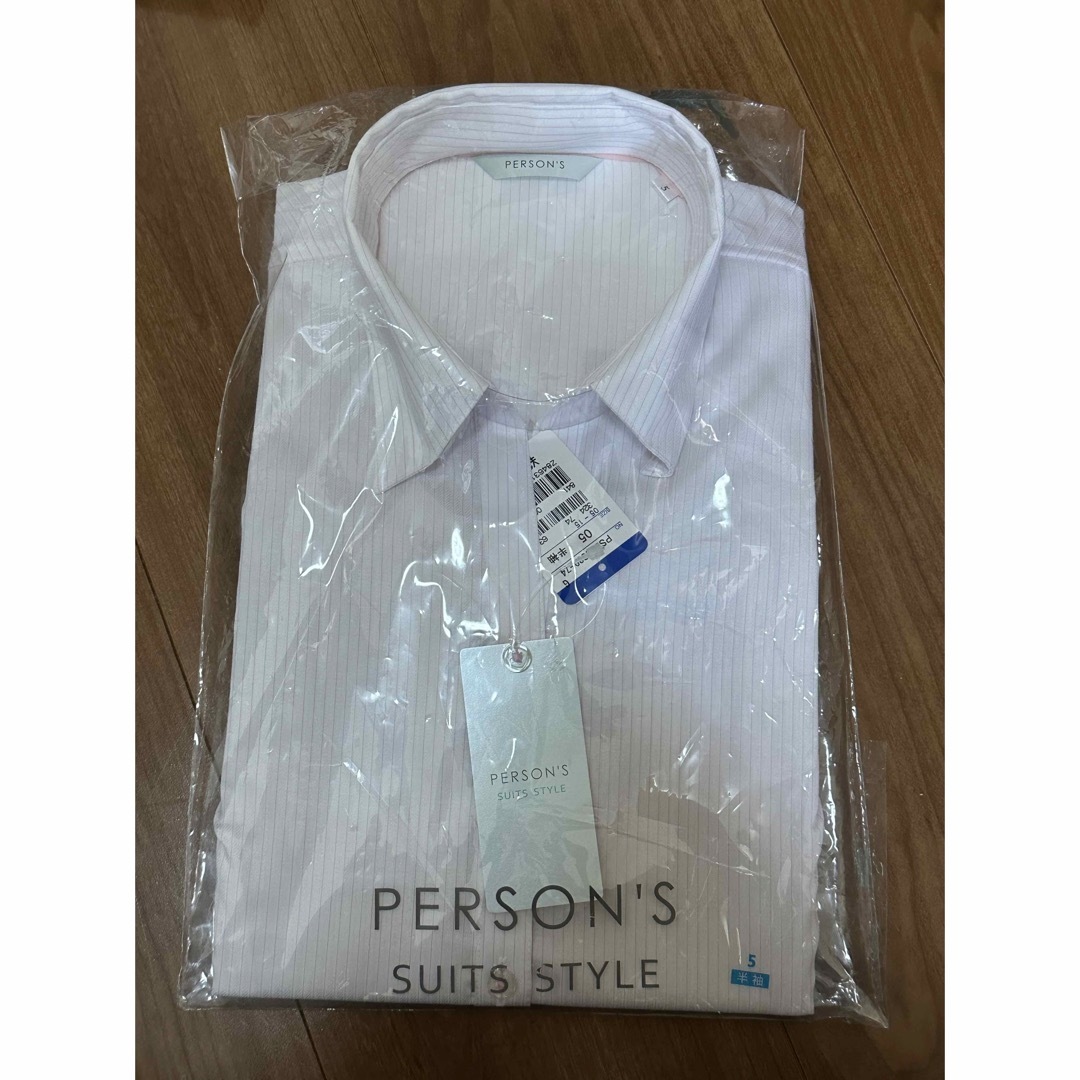 PERSON'S(パーソンズ)の新品　半袖ワイシャツ　5号 レディースのトップス(シャツ/ブラウス(半袖/袖なし))の商品写真