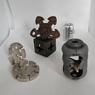 知的立体パズル キャストパズル 知育玩具 知恵の輪 セット 日本製 おまけ付き(その他)