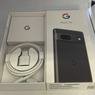 グーグル(Google)の【美品】Google Pixel 7a (128GB) SIMFREE 128GB チャコール(スマートフォン本体)