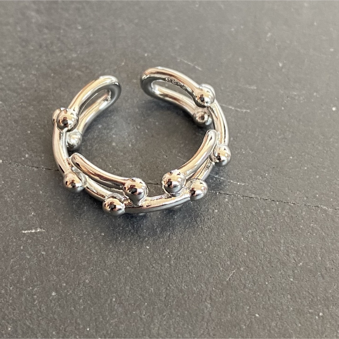 hard wear silver ring silver925 coating レディースのアクセサリー(リング(指輪))の商品写真