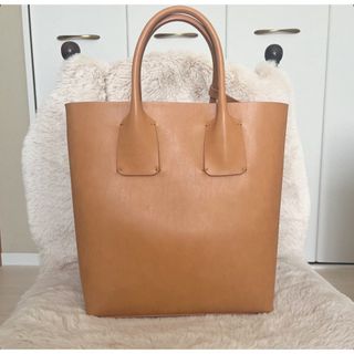 ザラ(ZARA)のZARA トートバッグ　キャメル　ハンドバッグ(トートバッグ)