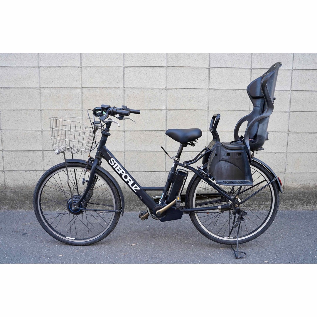 BRIDGESTONE(ブリヂストン)の電動自転車 ブリヂストン ステップクルーズe 電動アシスト 子供乗せ041002 スポーツ/アウトドアの自転車(自転車本体)の商品写真