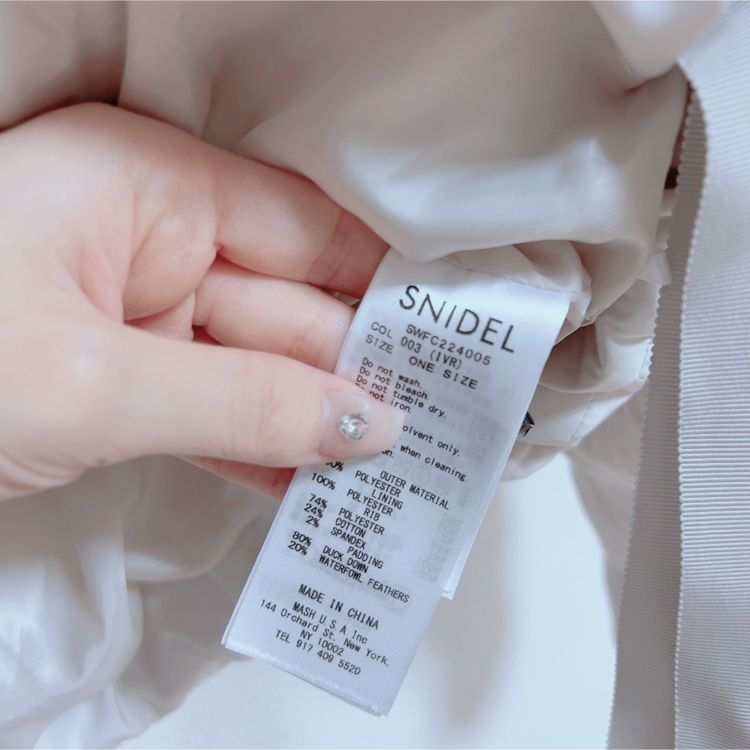SNIDEL(スナイデル)のSNIDEL ダウンコート レディースのジャケット/アウター(ダウンコート)の商品写真
