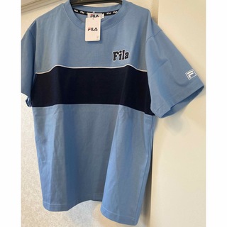 フィラ(FILA)の新品✨タグ付き♪FILA　Tシャツ　Lサイズ　ブルー系　大特価‼️(Tシャツ/カットソー(半袖/袖なし))