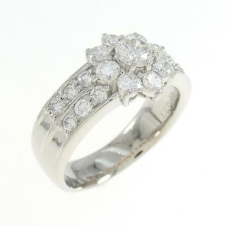 PT フラワー ダイヤモンド リング 0.37CT(リング(指輪))