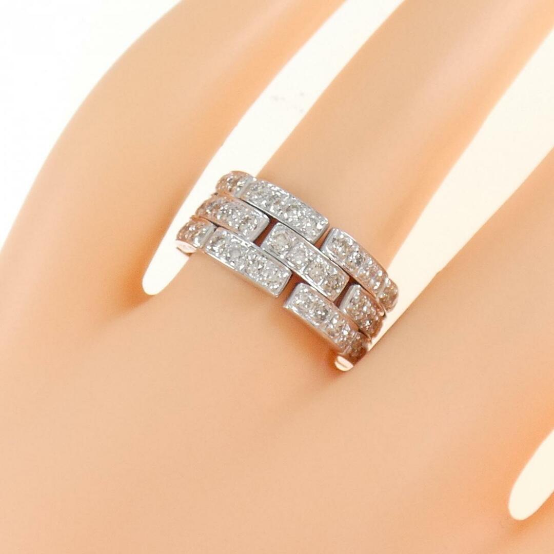 K18WG ダイヤモンド リング 1.87CT レディースのアクセサリー(リング(指輪))の商品写真