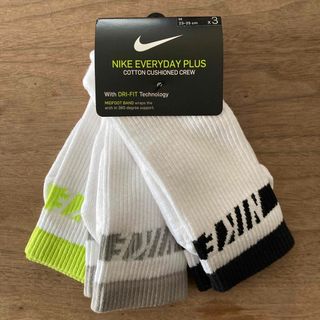 ナイキ(NIKE)の新品未使用　ナイキ　ソックス　3P(靴下/タイツ)