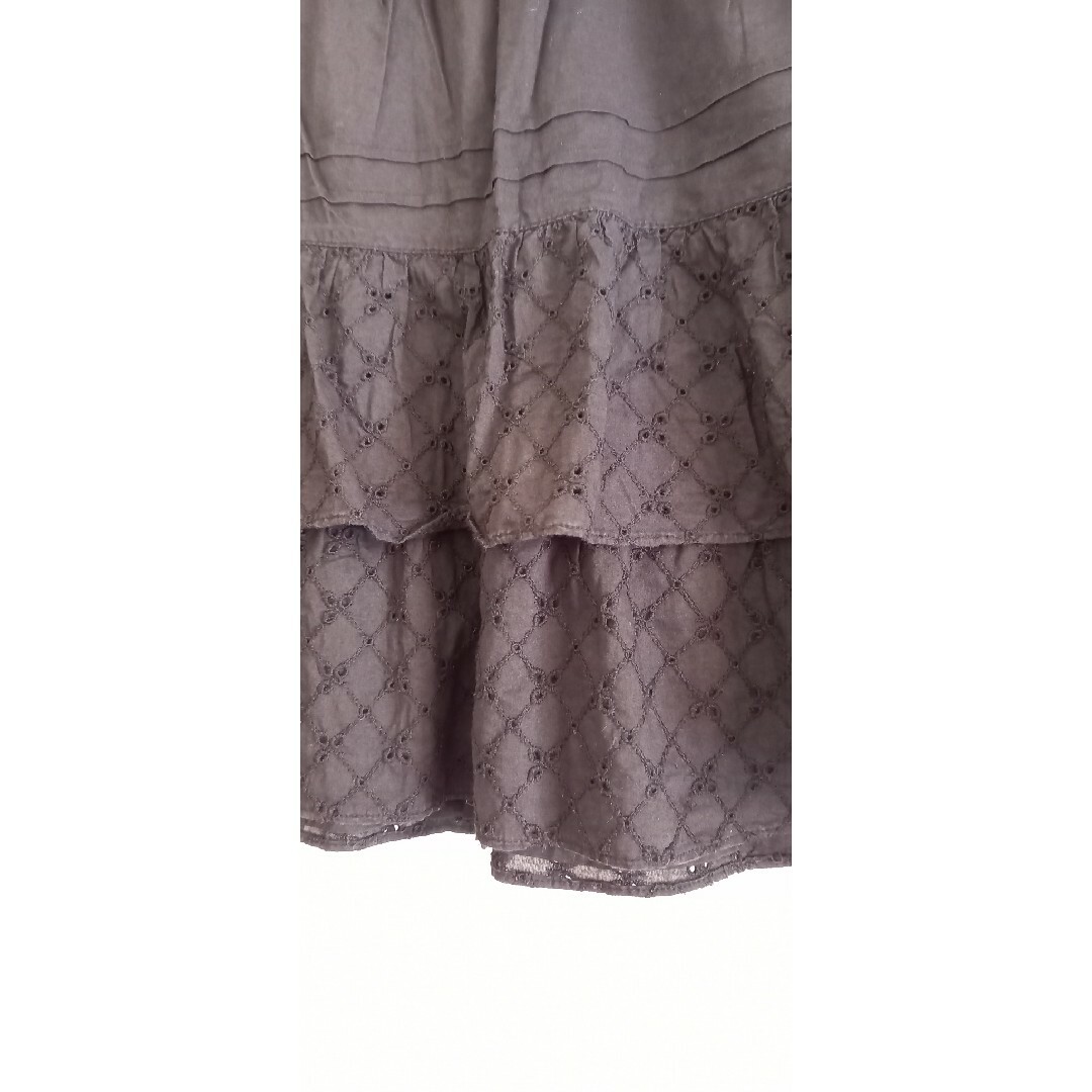 COMME CA ISM(コムサイズム)の黒　スカート キッズ/ベビー/マタニティのキッズ服女の子用(90cm~)(スカート)の商品写真