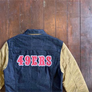 リーバイス(Levi's)の激レア美品！！【Levi's 49ERS リーバイス】デニムトラッカージャケット(Gジャン/デニムジャケット)