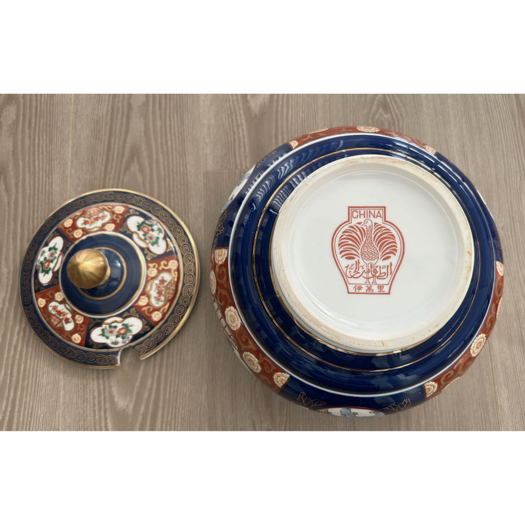 GOLD IMARI　骨董品　伊万里焼 大壺　有田　茶道具　水差 エンタメ/ホビーの美術品/アンティーク(陶芸)の商品写真