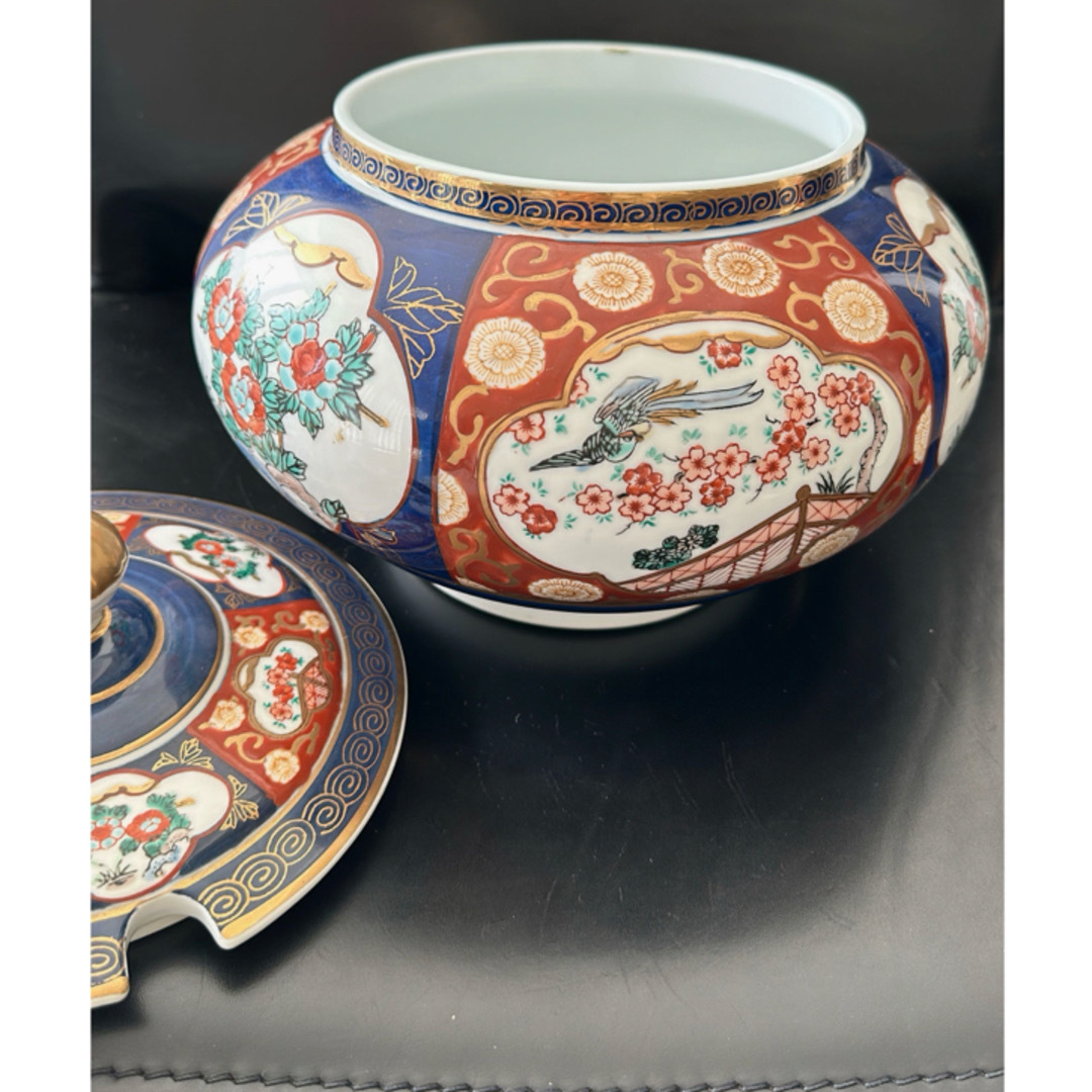 GOLD IMARI　骨董品　伊万里焼 大壺　有田　茶道具　水差 エンタメ/ホビーの美術品/アンティーク(陶芸)の商品写真