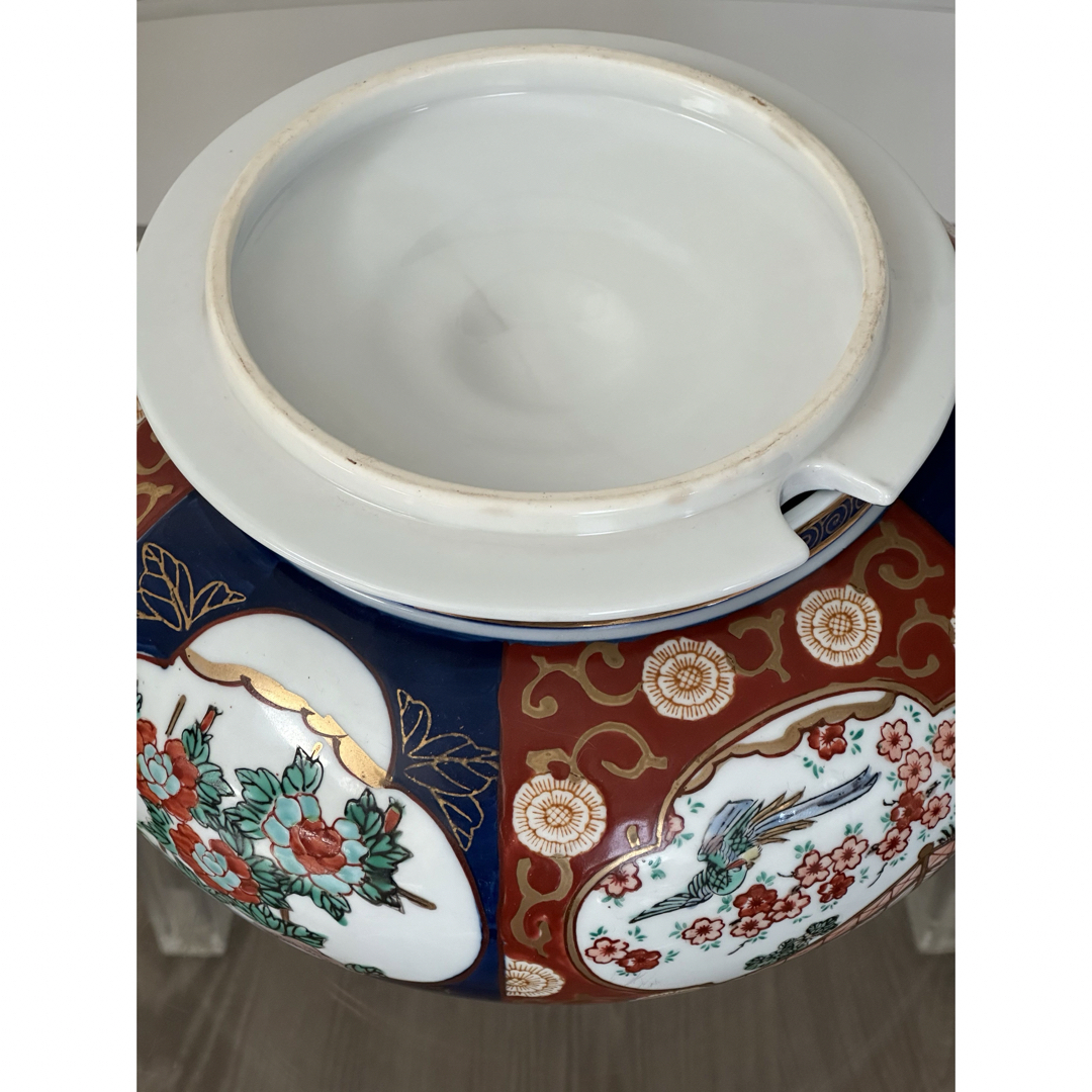 GOLD IMARI　骨董品　伊万里焼 大壺　有田　茶道具　水差 エンタメ/ホビーの美術品/アンティーク(陶芸)の商品写真