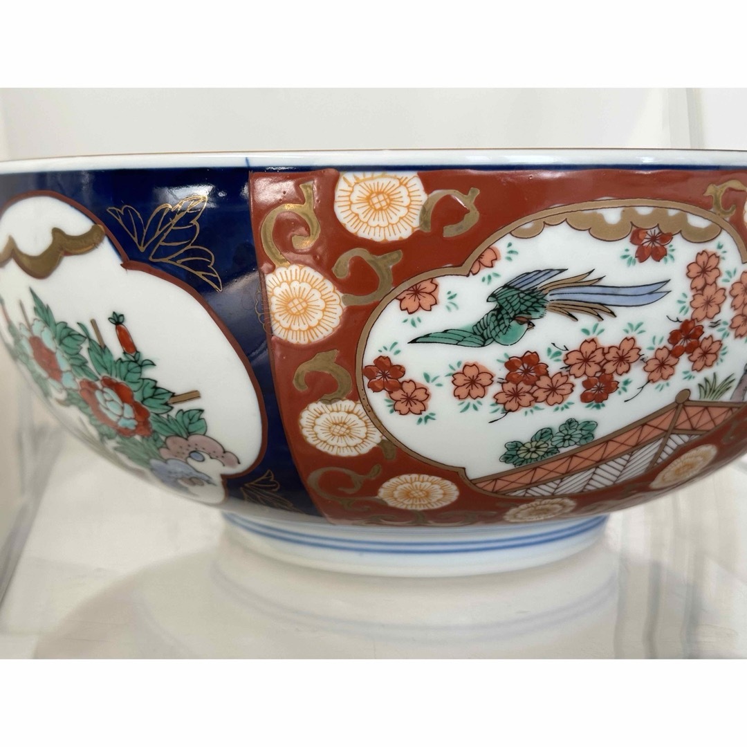 骨董品　GOLD IMARI 伊万里焼 色絵染付  茶道具　茶器　水指　菓子入 エンタメ/ホビーの美術品/アンティーク(陶芸)の商品写真